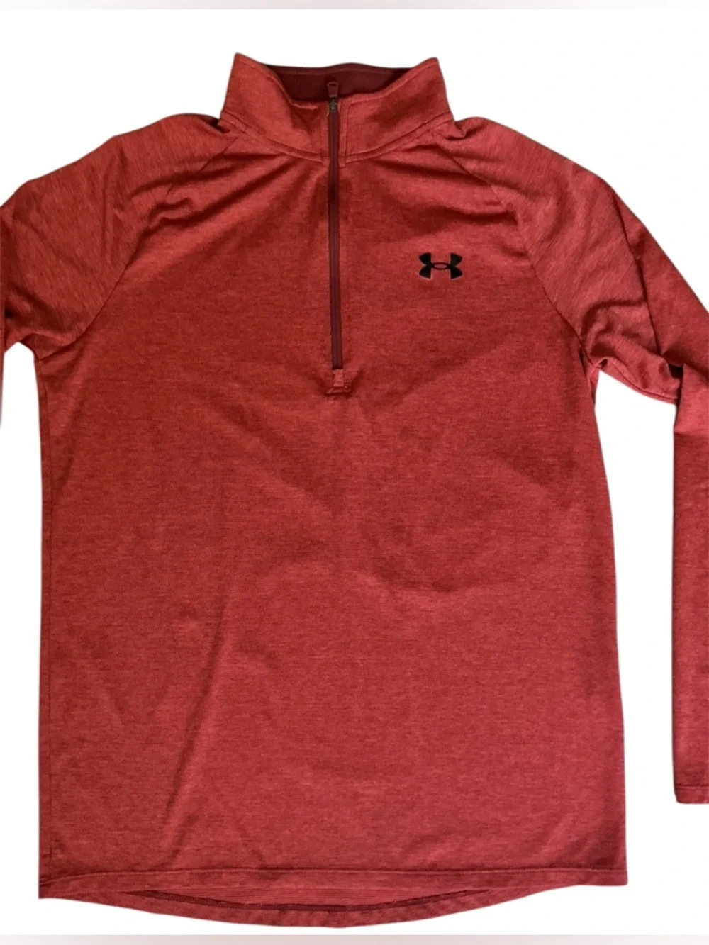 Under Armour Red Quarter-Zip Performance Pullover